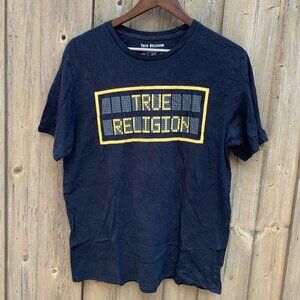 True Religion BIG LOGO T Shirt Large